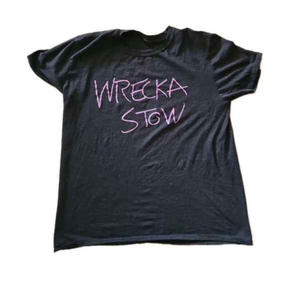 Prince Wrecka Stow Black And Purple Crew Neck Graphic Band Concert Tee L - Picture 5 of 9